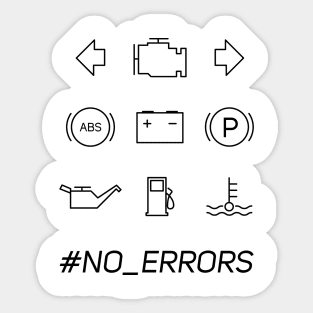 No Errors Sticker